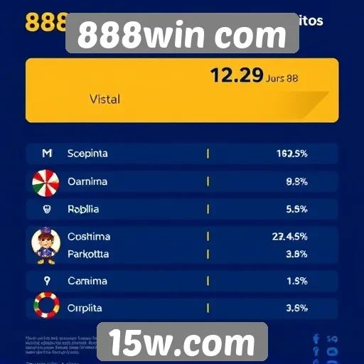 Estatísticas de usuários activos no site 888win com