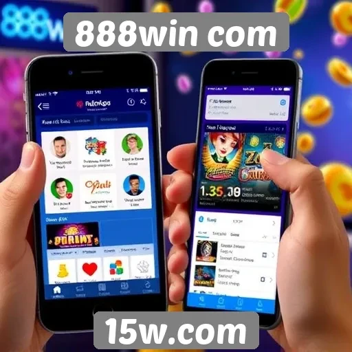 Experiência do usuário no 888win com em dispositivos móveis